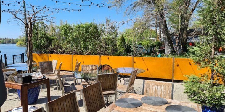 Gard tabla Corten realizat la comanda